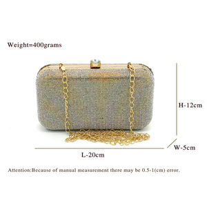 Two In One Stone Beads Frame Women Clutch - myStore20202019