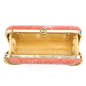 Two In One Velvet Stone Wave Women Clutch - myStore20202019