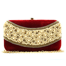 Load image into Gallery viewer, Two In One Velvet Stone Wave Women Clutch - myStore20202019
