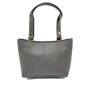 V Embose Boat Shape Mini Hand Bag - myStore20202019