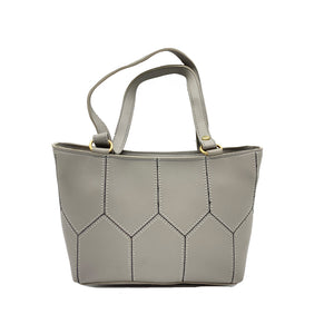 V Embose Boat Shape Mini Hand Bag - myStore20202019