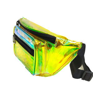 Waist Pouch Transparent Material With Two Zip on Front - myStore20202019