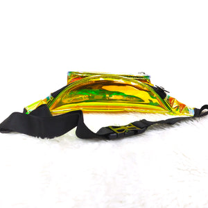 Waist Pouch Transparent Material With Two Zip on Front - myStore20202019
