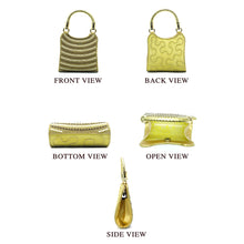 Load image into Gallery viewer, Wedding Clutch Bag With Binai Handle and Seven Layer Moti Work - myStore20202019
