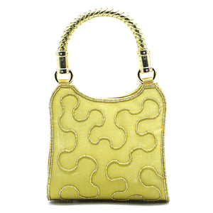Wedding Clutch Bag With Binai Handle and Seven Layer Moti Work - myStore20202019