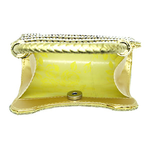 Wedding Clutch Bag With Binai Handle and Seven Layer Moti Work - myStore20202019