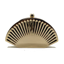 Load image into Gallery viewer, Woman&#39;s Clutch Full Metal Frame With Half Round Shape Design - myStore20202019
