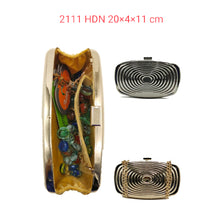 Load image into Gallery viewer, Woman&#39;s Clutch Full Metal Frame With Square Shape Design - myStore20202019
