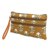 Load image into Gallery viewer, Woman&#39;s Hand Pouch Igat Material With Two Zip on Front - myStore20202019
