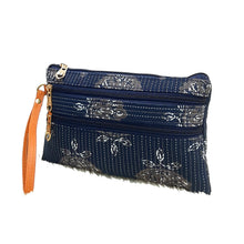 Load image into Gallery viewer, Woman&#39;s Hand Pouch Igat Material With Two Zip on Front - myStore20202019
