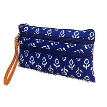 Load image into Gallery viewer, Woman&#39;s Hand Pouch Igat Material With Two Zip on Front - myStore20202019
