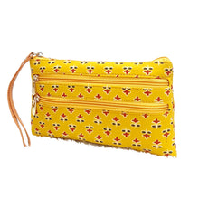 Load image into Gallery viewer, Woman&#39;s Hand Pouch Igat Material With Two Zip on Front - myStore20202019
