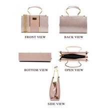 Load image into Gallery viewer, Women&#39;s Clutch With 2In1 Designer Handle Double Stripe - myStore20202019
