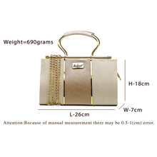 Load image into Gallery viewer, Women&#39;s Clutch With 2In1 Designer Handle Double Stripe - myStore20202019
