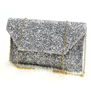 Women's Clutch With 2In1 Full Shimmer Design - myStore20202019