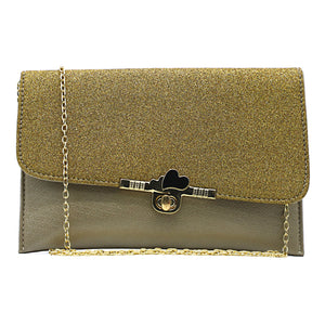 Women's Clutch With 2In1 Heart Shimmer Lock - myStore20202019
