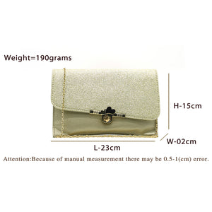 Women's Clutch With 2In1 Heart Shimmer Lock - myStore20202019