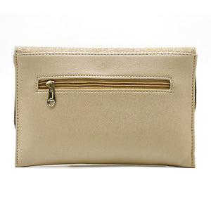 Women's Clutch With 2In1 Heart Shimmer Lock - myStore20202019