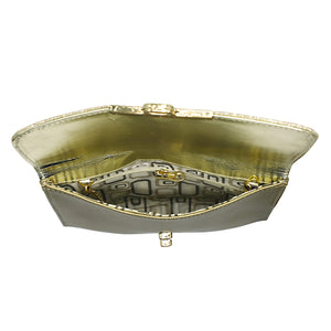 Women's Clutch With 2In1 Heart Shimmer Lock - myStore20202019