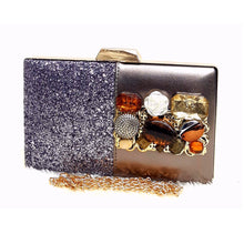 Load image into Gallery viewer, Women&#39;s Clutch With 2In1 Heavy Stone Fitting Shimmer Design - myStore20202019
