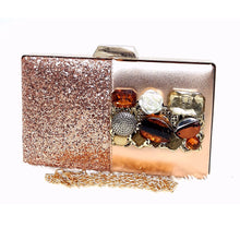 Load image into Gallery viewer, Women&#39;s Clutch With 2In1 Heavy Stone Fitting Shimmer Design - myStore20202019
