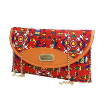 Load image into Gallery viewer, Women&#39;s Clutch With 2In1 Round Flap Multi Color Print Design - myStore20202019
