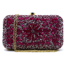 Load image into Gallery viewer, Women&#39;s Clutch With 2In1 Small &amp; Big Colour Stone - myStore20202019

