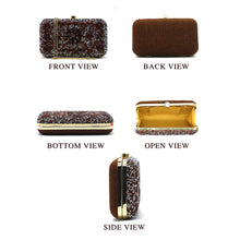 Load image into Gallery viewer, Women&#39;s Clutch With 2In1 Small &amp; Big Colour Stone - myStore20202019
