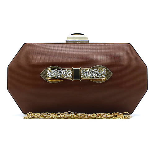 Women's Clutch With 2In1 Stone Tie Fitting - myStore20202019