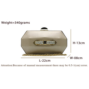 Women's Clutch With 2In1 Stone Tie Fitting - myStore20202019