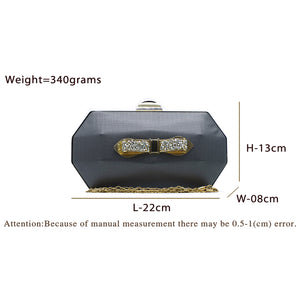 Women's Clutch With 2In1 Stone Tie Fitting - myStore20202019