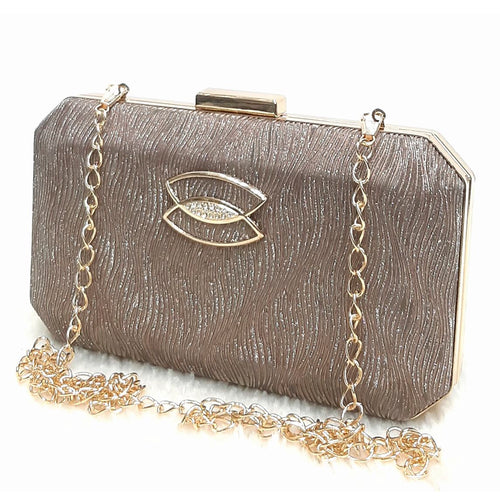 Women's Clutch With 2In1 Wave Shimmer Frame Design - myStore20202019