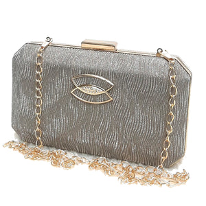 Women's Clutch With 2In1 Wave Shimmer Frame Design - myStore20202019
