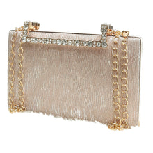 Load image into Gallery viewer, Women&#39;s Clutch With 2In1 Wave Shimmer Frame Stone Handle Design - myStore20202019
