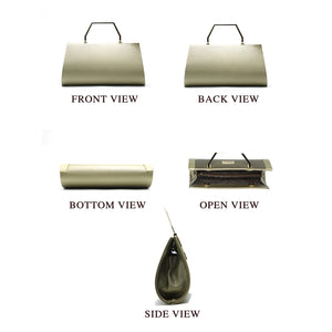 Women's Clutch With 2in1 Fancy Handle & Long Belt - myStore20202019