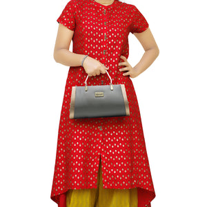 Women's Clutch With 2in1 Fancy Handle & Long Belt - myStore20202019