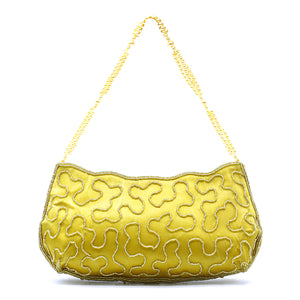 Women's Clutch With Beads Stone Waves Boat Design - myStore20202019