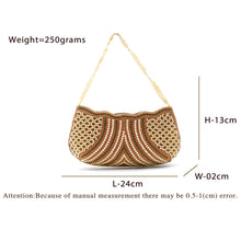 Load image into Gallery viewer, Women&#39;s Clutch With Beads Stone Waves Boat Design - myStore20202019
