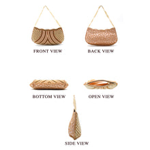 Load image into Gallery viewer, Women&#39;s Clutch With Beads Stone Waves Boat Design - myStore20202019
