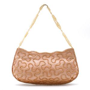 Women's Clutch With Beads Stone Waves Boat Design - myStore20202019