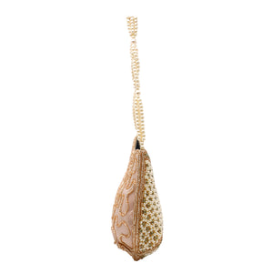 Women's Clutch With Beads Stone Waves Boat Design - myStore20202019