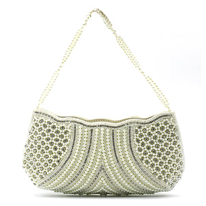 Women's Clutch With Beads Stone Waves Boat Design - myStore20202019