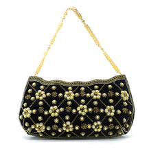 Load image into Gallery viewer, Women&#39;s Clutch With Bridal Pearl Work Wave Boat Design - myStore20202019
