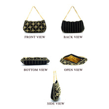 Load image into Gallery viewer, Women&#39;s Clutch With Bridal Pearl Work Wave Boat Design - myStore20202019

