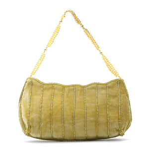 Women's Clutch With Bridal Pearl Work Wave Boat Design - myStore20202019