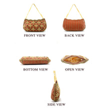 Load image into Gallery viewer, Women&#39;s Clutch With Bridal Pearl Work Wave Boat Design - myStore20202019
