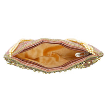 Load image into Gallery viewer, Women&#39;s Clutch With Bridal Pearl Work Wave Boat Design - myStore20202019
