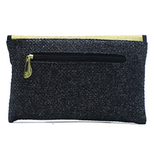 Load image into Gallery viewer, Women&#39;s Clutch With Two In One Flap Stone Jute Design - myStore20202019

