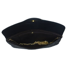 Load image into Gallery viewer, Women&#39;s Clutch With Two In One Flap Stone Jute Design - myStore20202019
