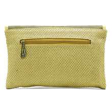 Load image into Gallery viewer, Women&#39;s Clutch With Two In One Flap Stone Jute Design - myStore20202019
